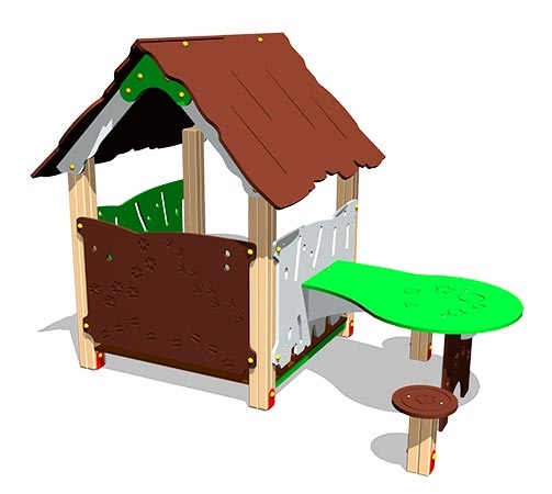 Домик ZION Хижина со столиком (ИМ114)