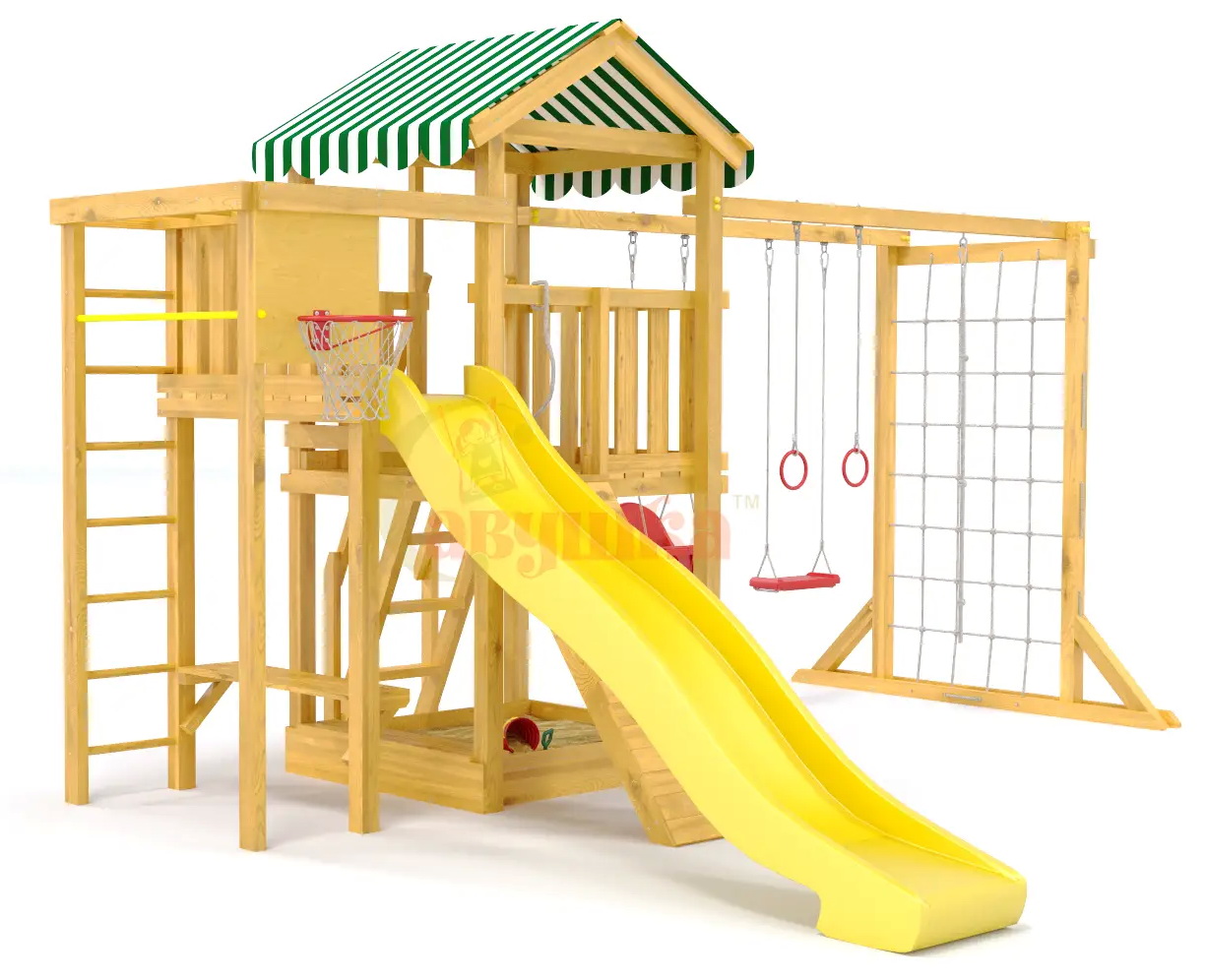 Детская площадка Савушка Мастер 4 Plus (горка 3 метра)