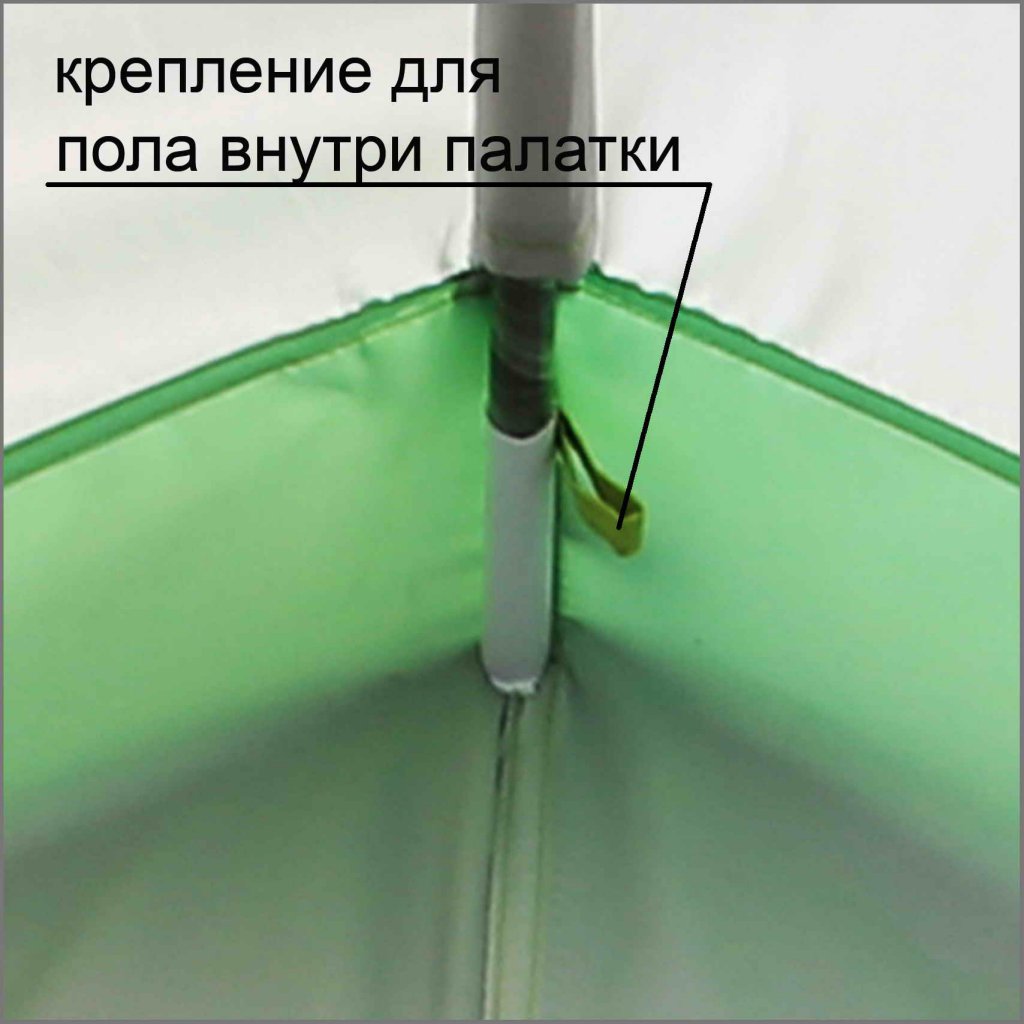 Зимняя палатка ЛОТОС 3 (алюминиевый каркас)