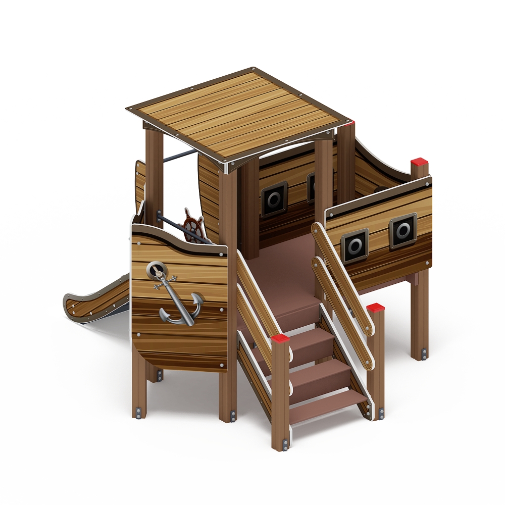 КАТЕРОК детский игровой комплекс ДИК 1.03.3.01-01 (H=750)