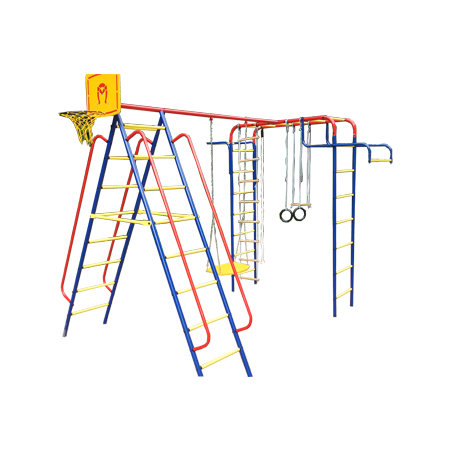 Уличный детский спортивный комплекс (ДСК) "Пионер" качели "ЦК" дачный