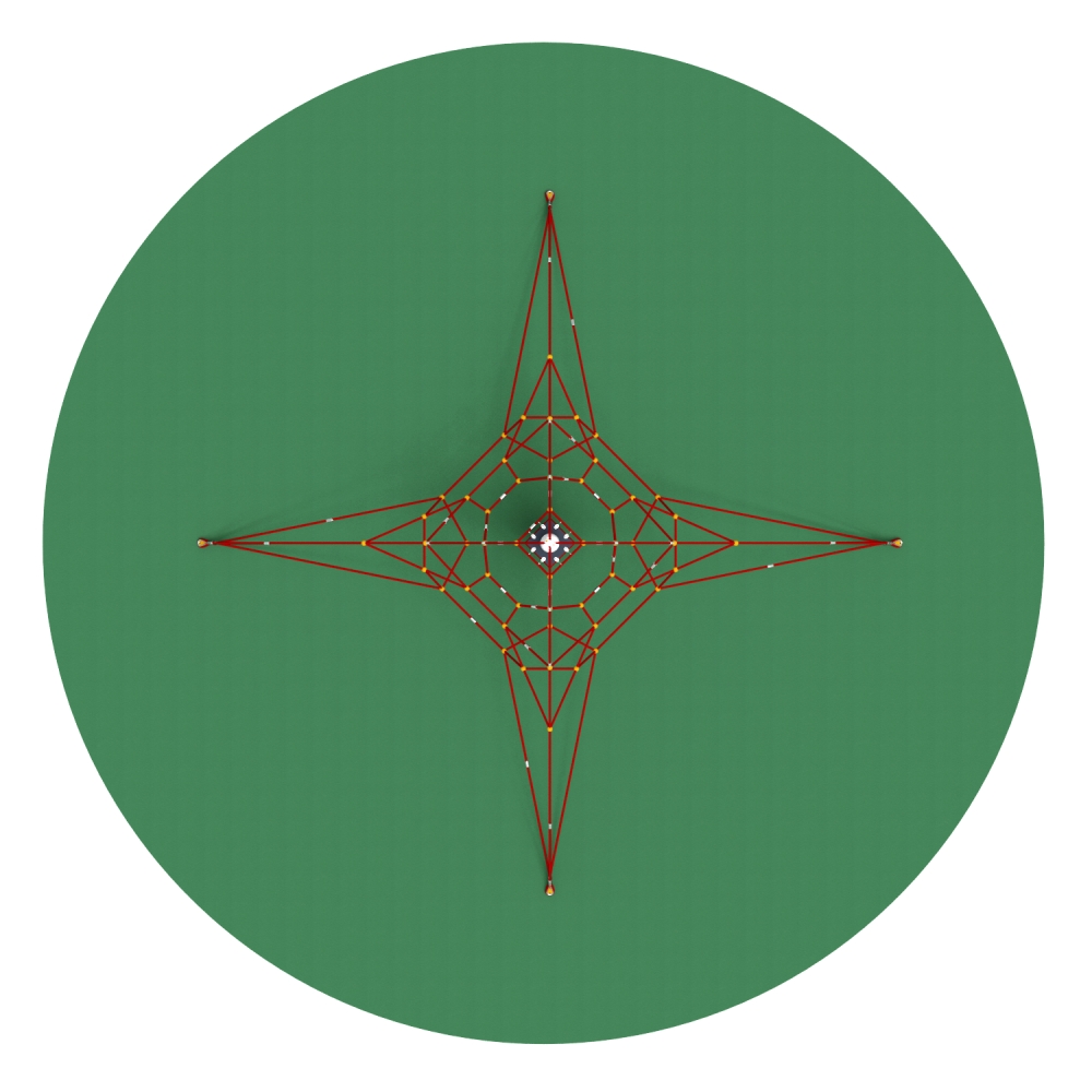 Лаз-сетка Пирамида (на резиновое покрытие) СК 2.05.01-РК