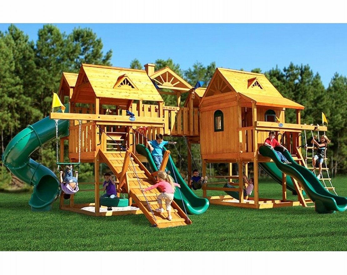 Детская деревянная игровая площадка РЫЦАРСКИЙ ЗАМОК