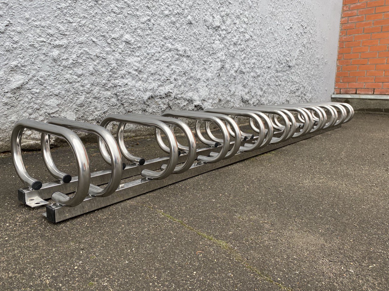 Велопарковка Air Gym ВП 7-1 из нержавеющей стали