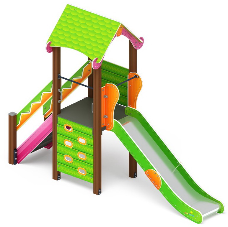 ЛУКОМОРЬЕ детский игровой комплекс ДИК 2.25.01-01.С (Н=1200)