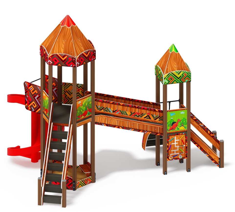 КАРАНДАШИ детский игровой комплекс ДИК 2.26.05-01.С (H=2000)