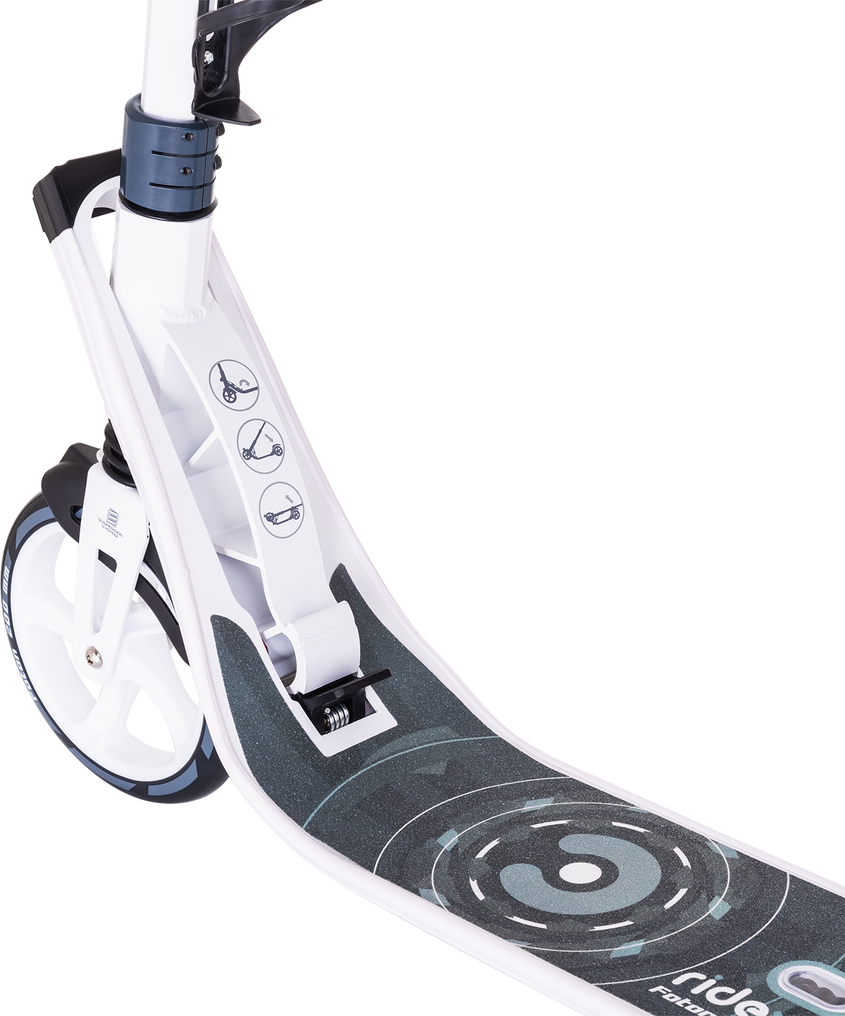 Самокат 2-х колесный Foton 200 мм, белый