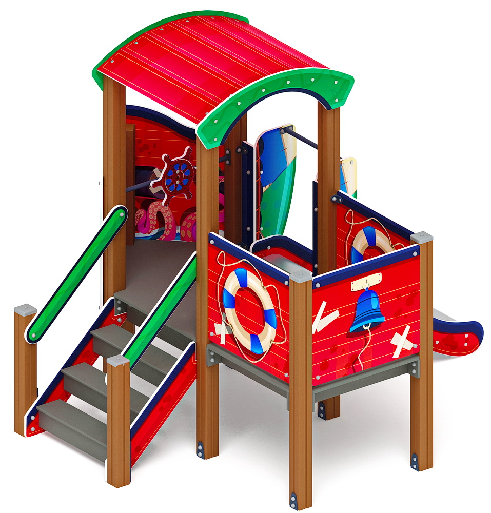 КАТЕРОК игровая форма (горка Н 750) ДИК 1.03.3.01-10