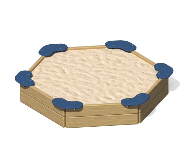 Песочница для детской площадки Бархан ПС-33