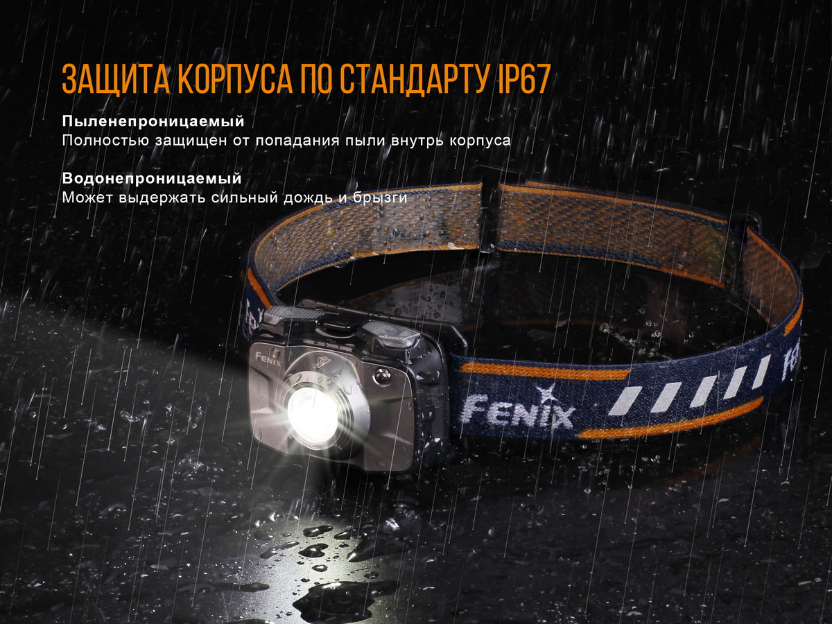 Налобный фонарь Fenix HL30 (2018) Cree XP-G3, синий