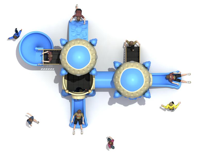 Детская игровая площадка Air-Gym Play Космическая орбитальня станция МИР - 2 WD-RC138, серия Ракеты