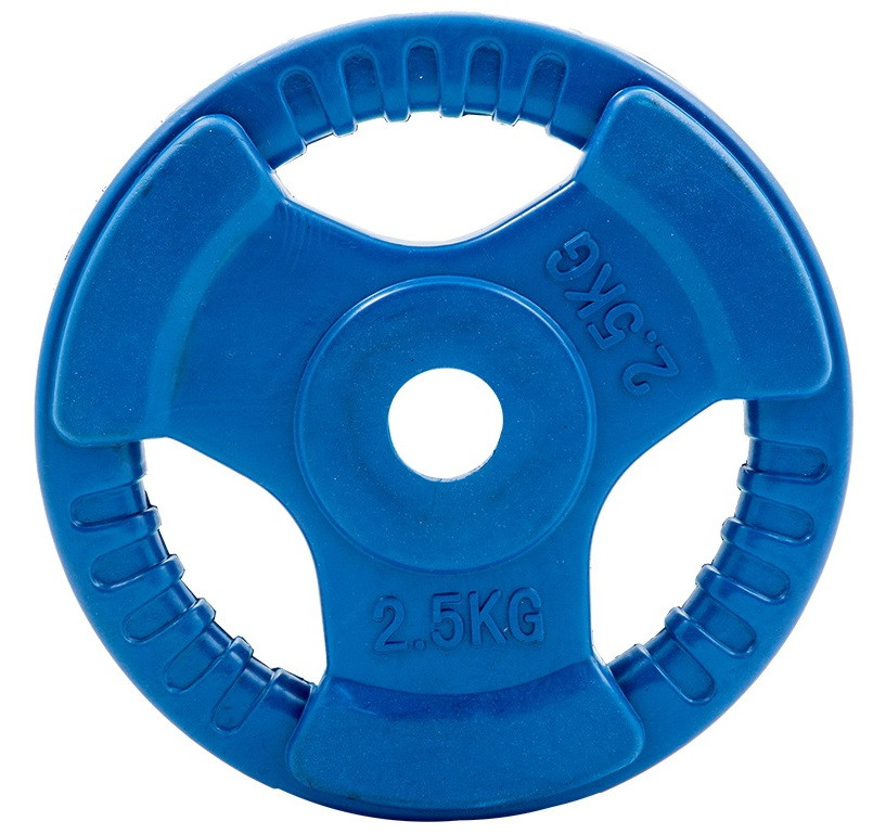 Диск для штанги цветной обрезиненный D-26, 2,5 кг