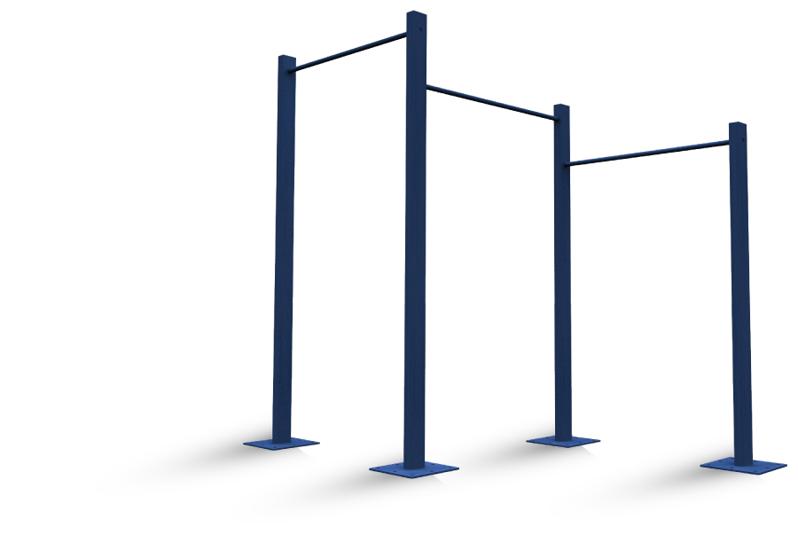 Турник трехуровневый Barbell