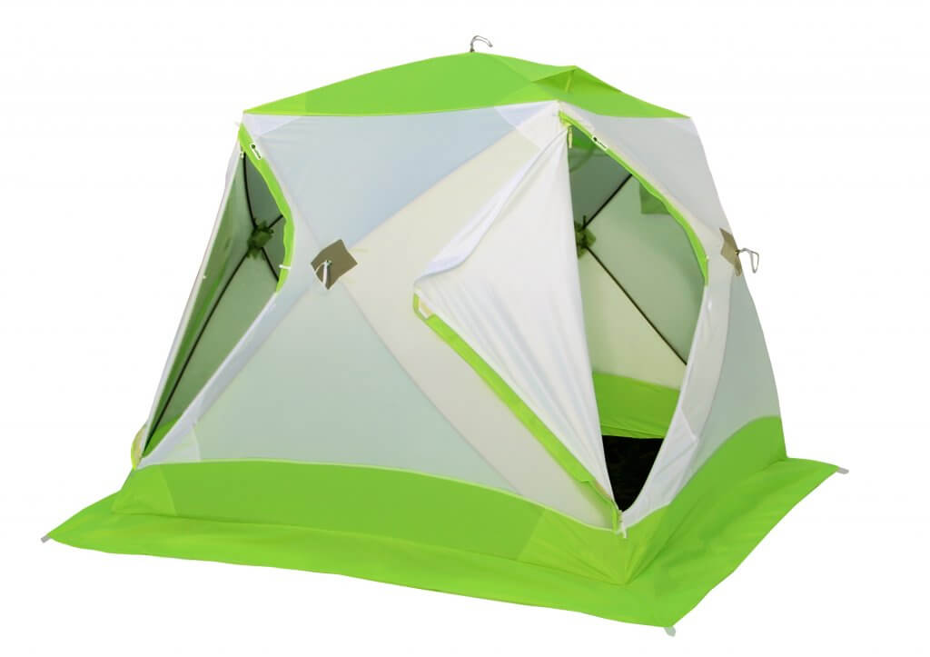 Зимняя палатка ЛОТОС Куб 3 Классик С9 (стеклокомпозитный каркас) модель 2020