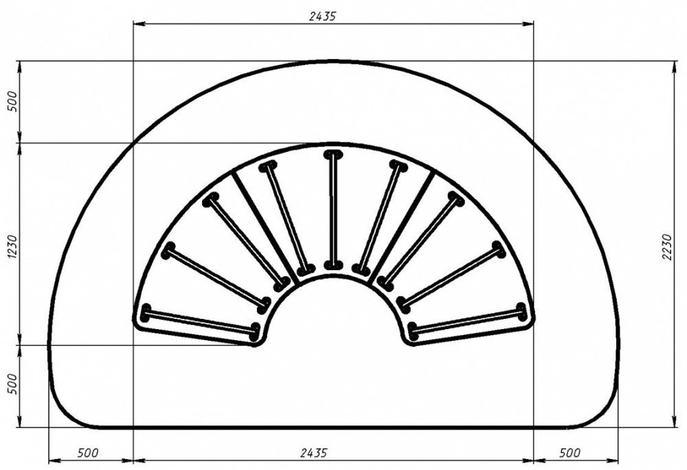 Лаз РУЧЕЕК для детской площадки СО 1.10.05-10