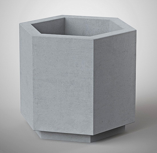 Урна бетонная У-6
