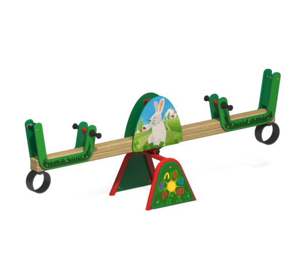 Качалка-балансир для детской площадки Зайка КБ-30.2