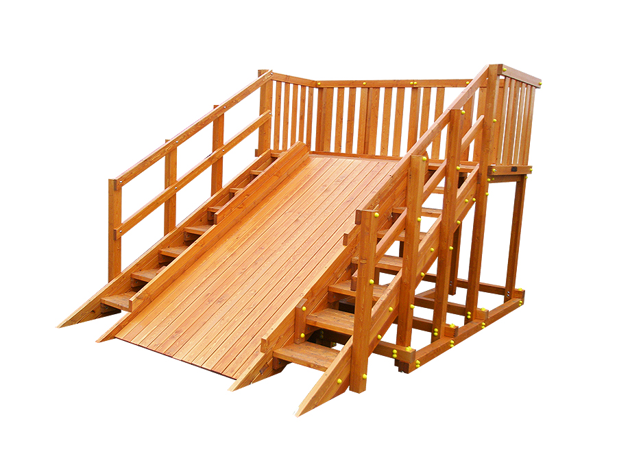 Горка деревянная "Гренландия"