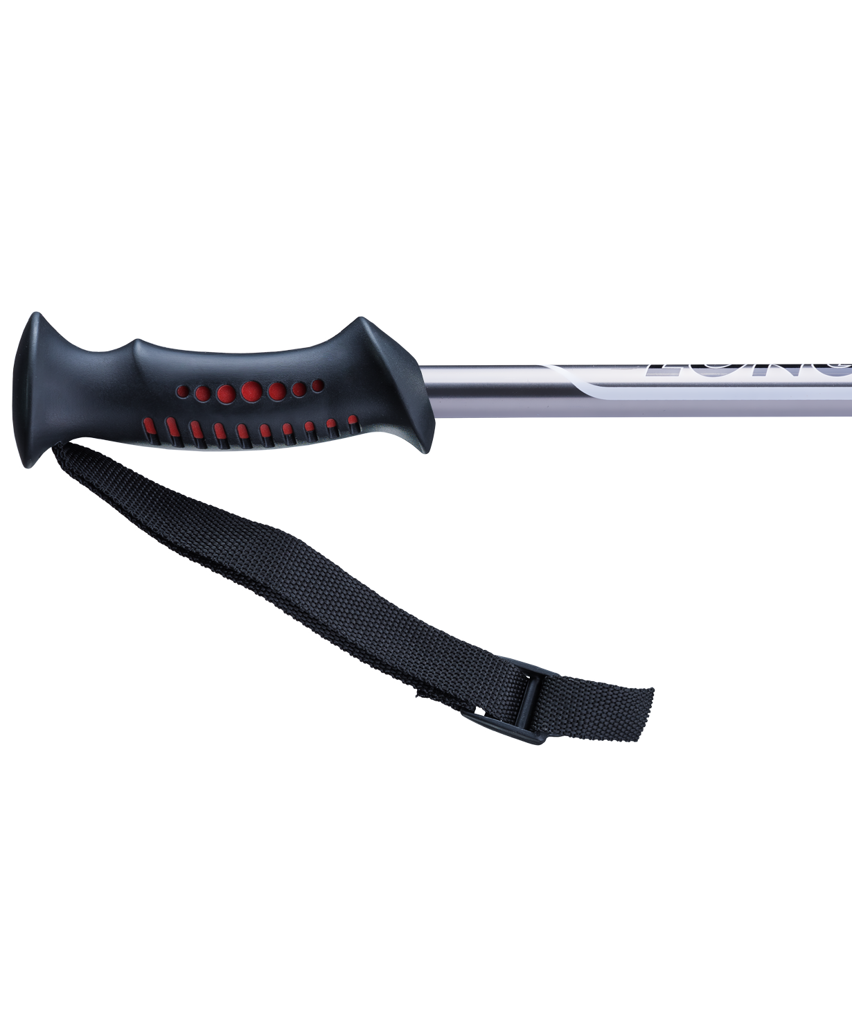 Палки для скандинавской ходьбы Longway, 77-135 см, 2-секционные, серый/чёрный