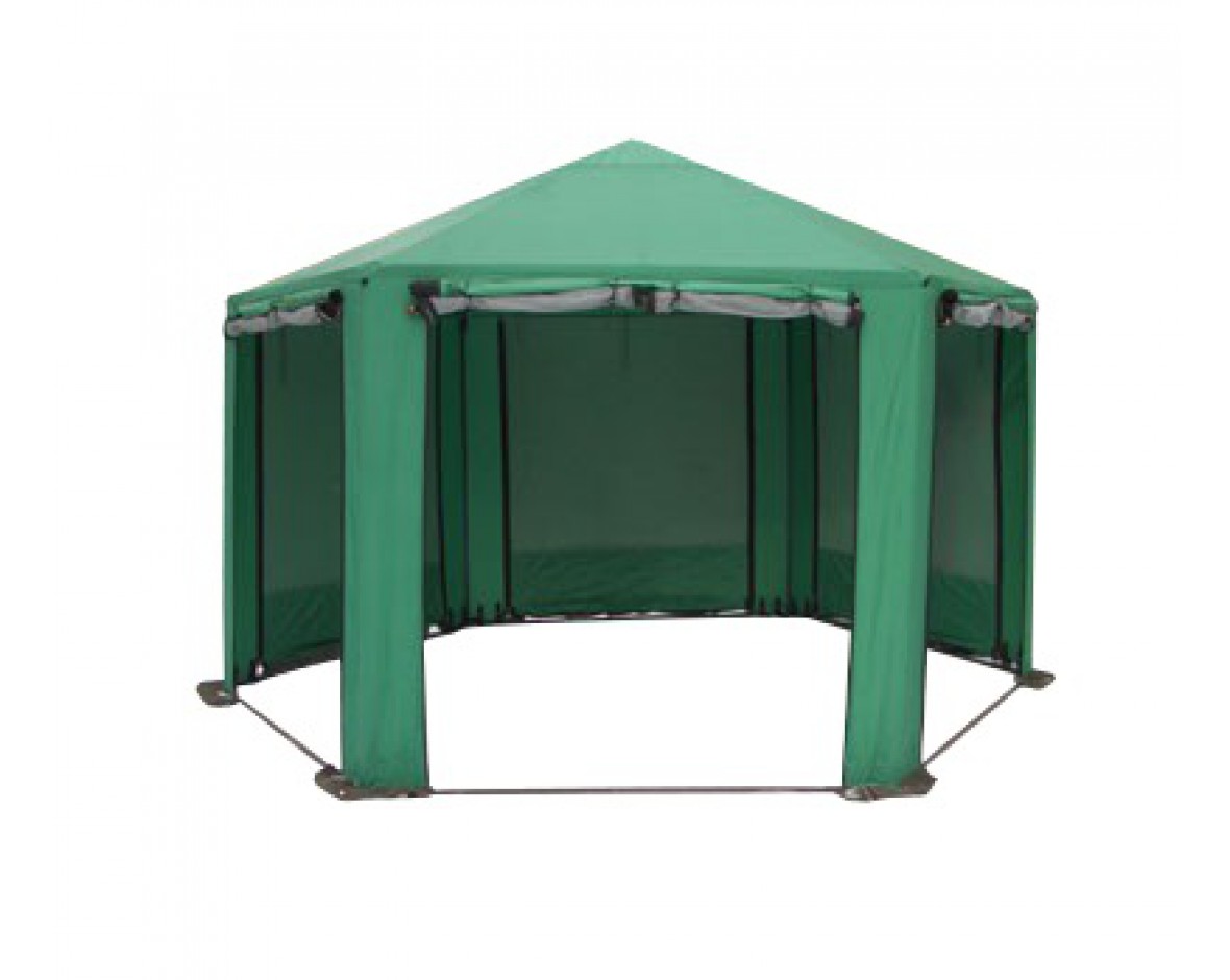 Шатер ПИКНИК Шестигранник (зеленый)