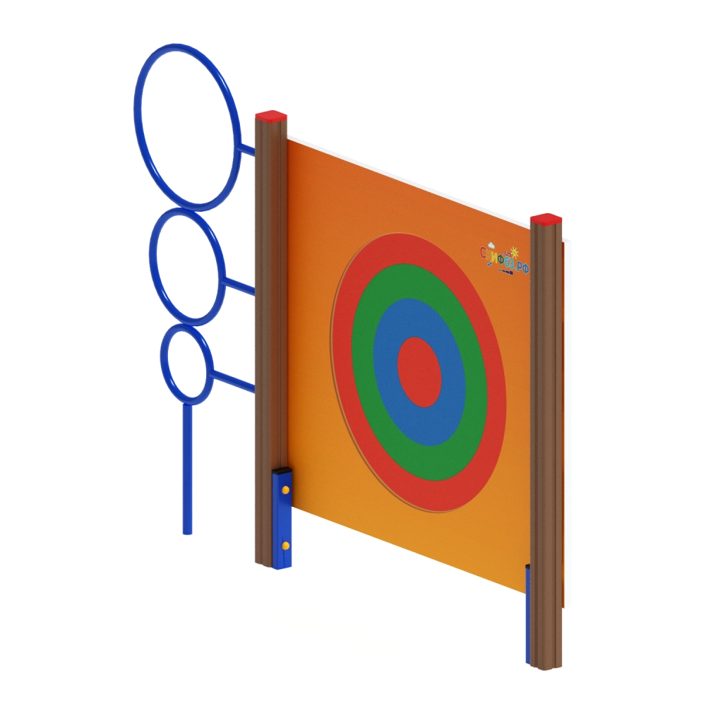 СТЕНКА ДЛЯ МЕТАНИЯ СО СТОЙКОЙ игровая форма СО 1.20.07