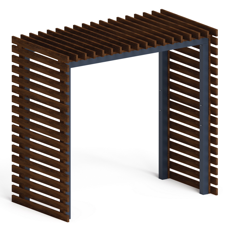 Пергола беседка МФ 77.01.03-01/без поликарбоната/