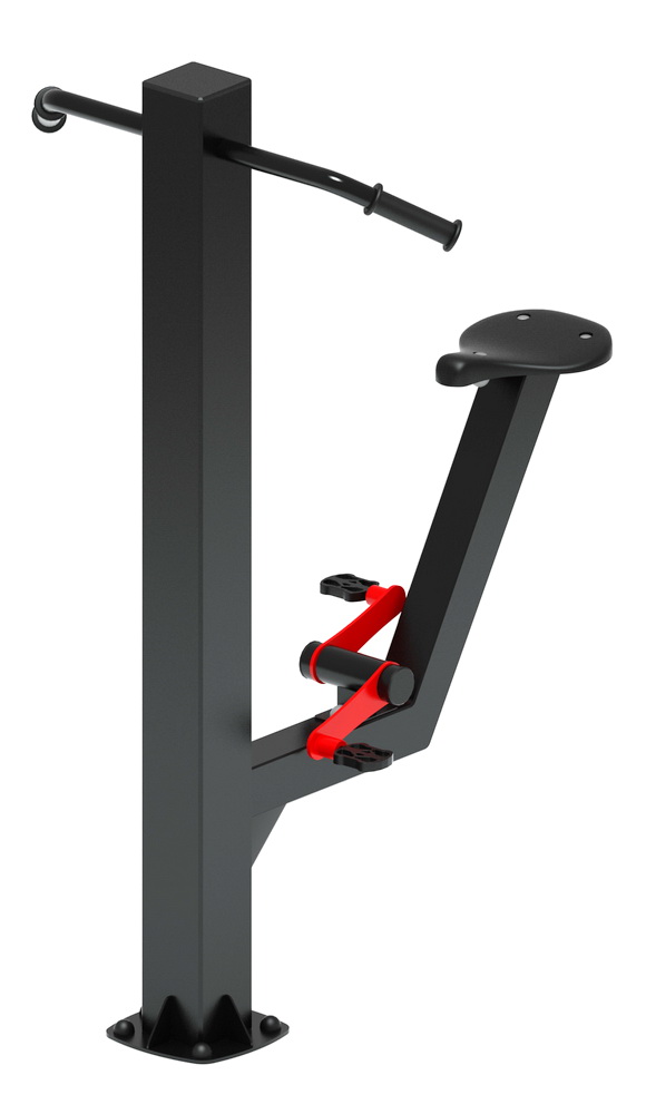 Тренажер уличный ВЕЛО (красный) СТ 016-11