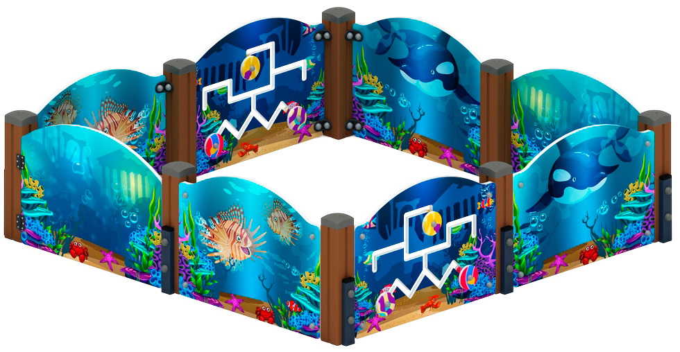 МАНЕЖ (морской) для детской площадки МФ 21.17.01-01