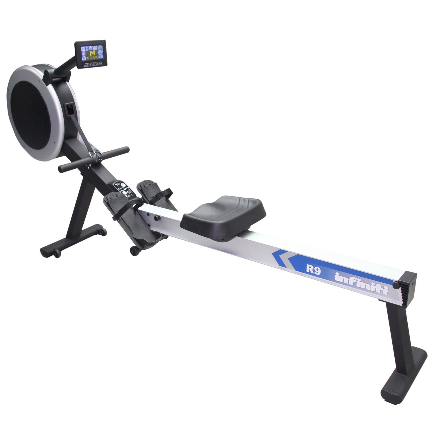 Гребной тренажер аэро-магнитный INFINITI R9, компьютер SE9-IR NEW