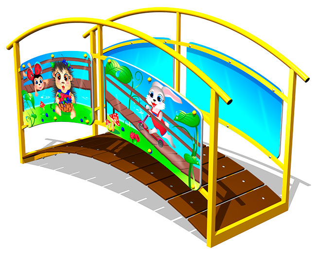 Игровой макет ZION Мостик-переход, разные цвета