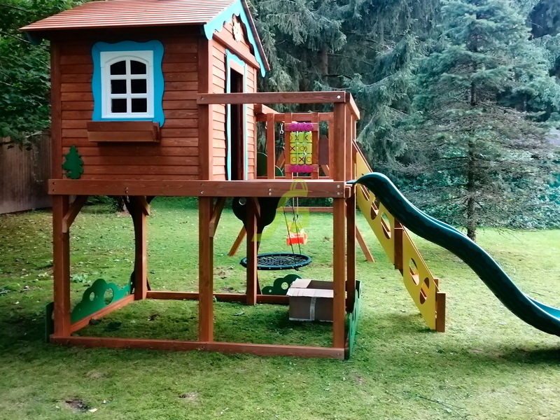 Детская деревянная площадка IgraGrad Домик 2 Совёнок