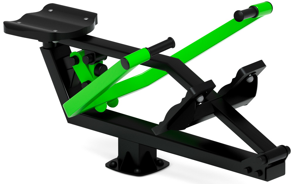 Тренажер уличный ГРЕБЛЯ (зеленый) СТ 008-12.П