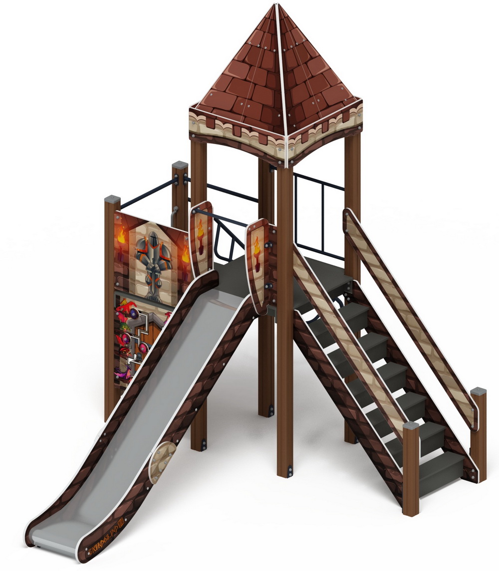 ЗАМОК детский игровой комплекс ДИК 2.18.04-02 (H=1500)