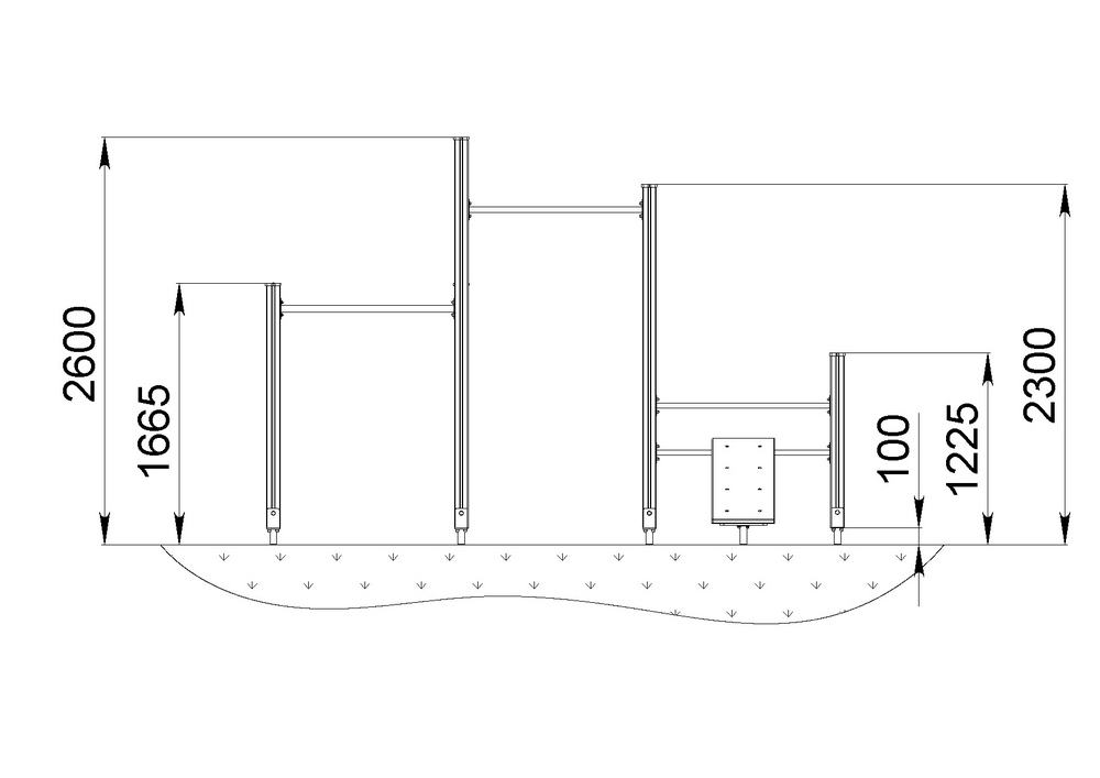 Уличный спортивный комплекс START LINE Fitness № 3