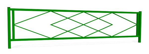 Газонное ограждение ZION ОГ-13 (ОГ013)