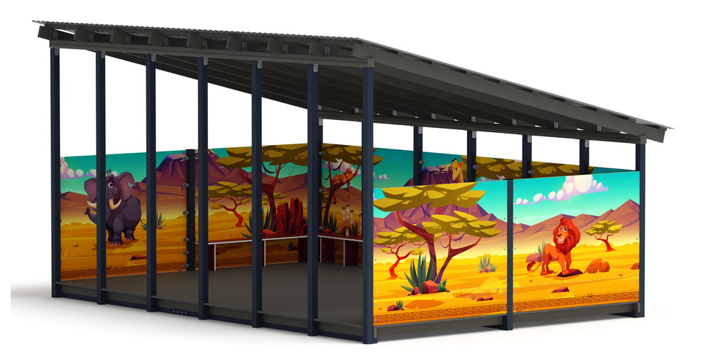 Теневой навес (Сафари) МФ 71.6.4-10