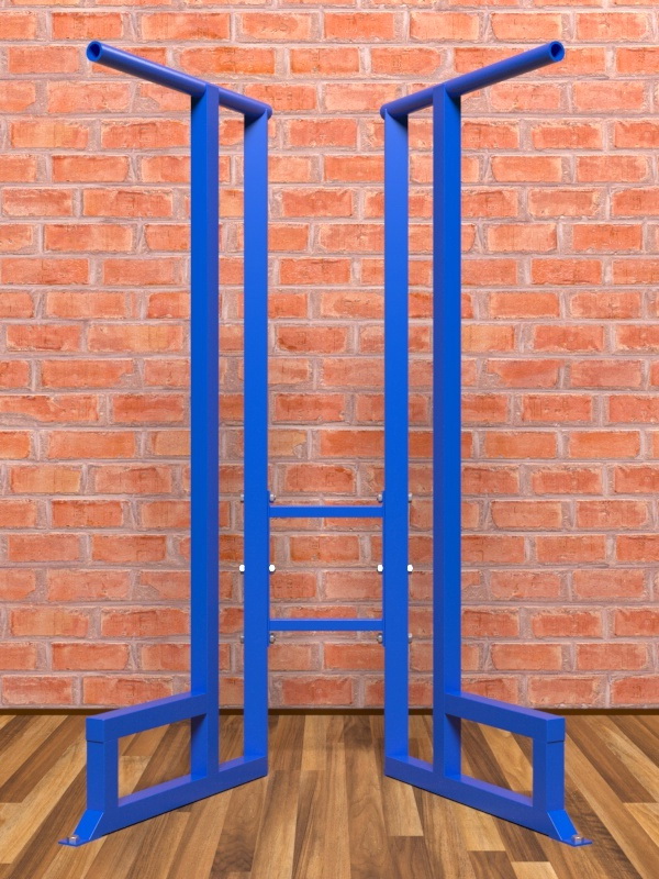 Брусья напольные под углом, разборные (04.113)