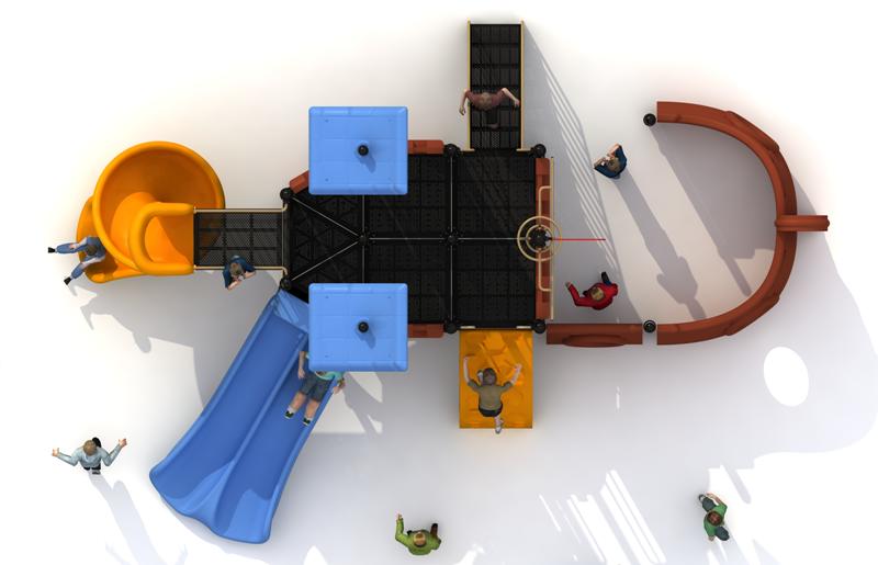 Детская игровая площадка Air-Gym Play Капитан Немо WD-CS006, серия Пираты