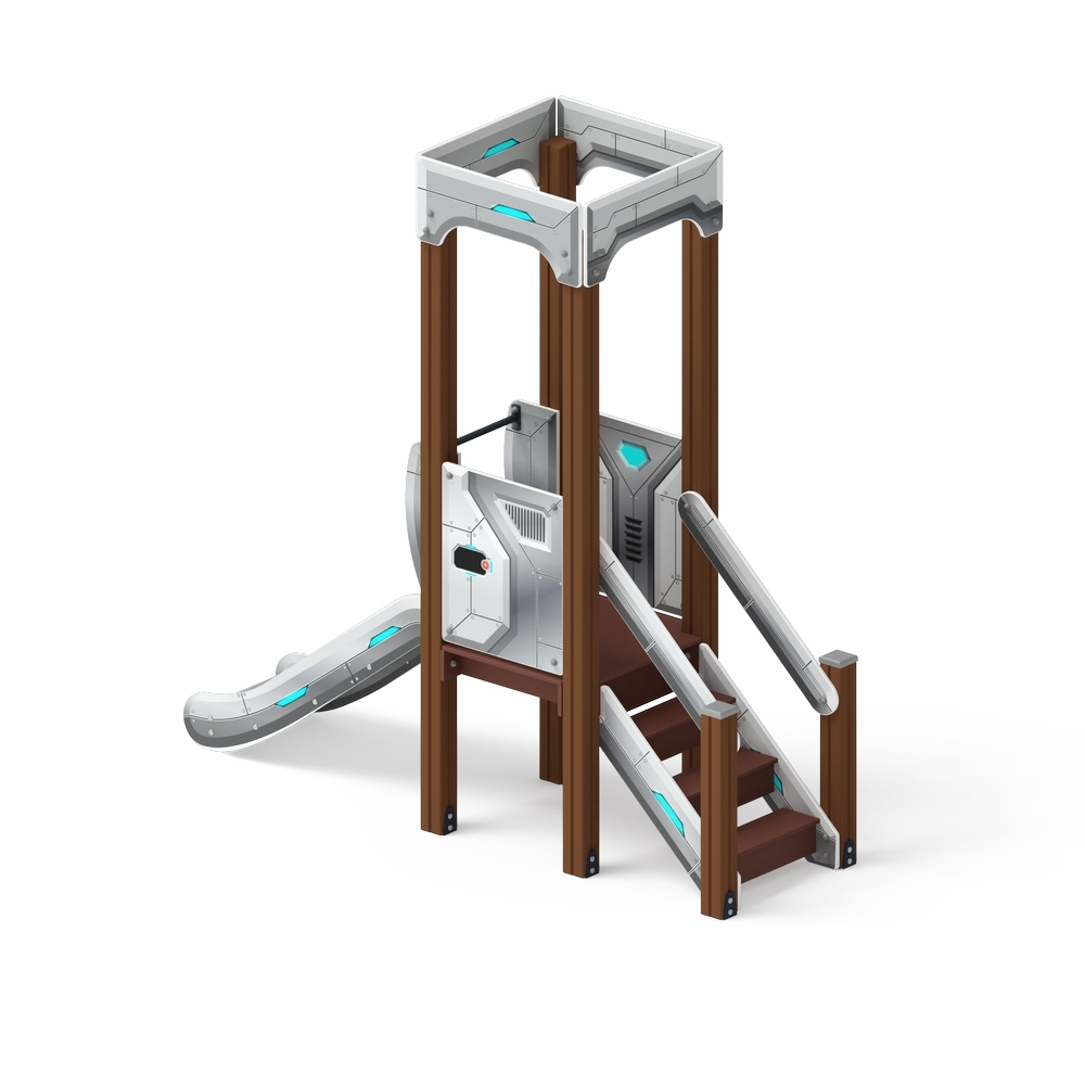 КОРОЛЕВСТВО (Техно) горка Н-750 ИО 41.15.01-02