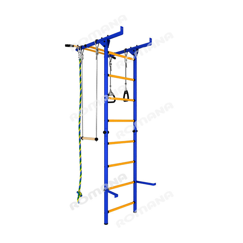 Детский спортивный комплекс ДСКМ "Карусель S1" ЭКОНОМ (ДСКМ-2С-8.00.Г3.490.01-13) сине/жёлтый