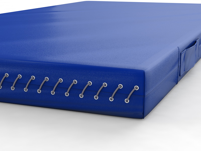 Мат гимнастический на шнуровке с ручками 2х1х0,1 м