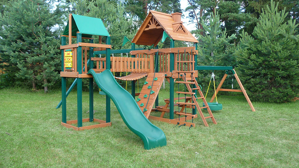 Детская деревянная игровая площадка ГУЛЛИВЕР