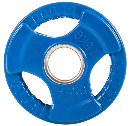 Диск для штанги цветной обрезиненный D-51, 2,5 кг