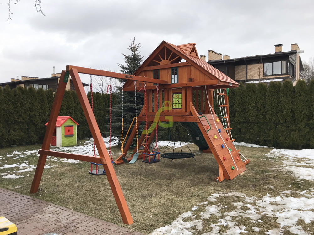 Детская площадка IgraGrad Крепость Фани с рукоходом (домик)