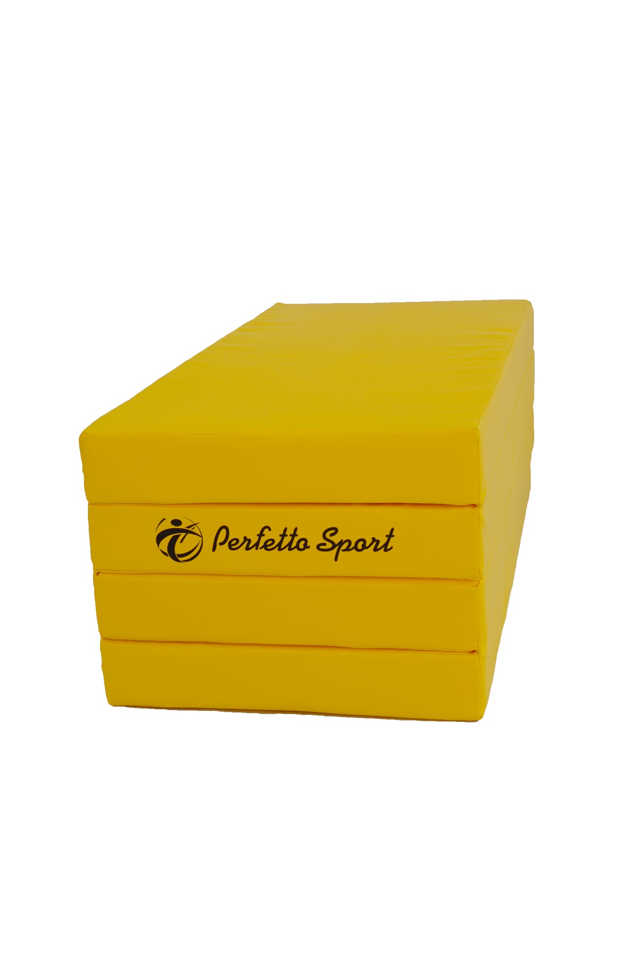 Мат № 5 (100 х 200 х 10) складной 3 сложения PERFETTO SPORT жёлтый