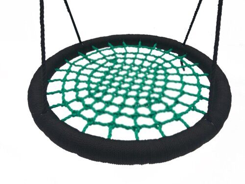Качели-гнездо ХИТ 120 см толстый обод + толстая сеть