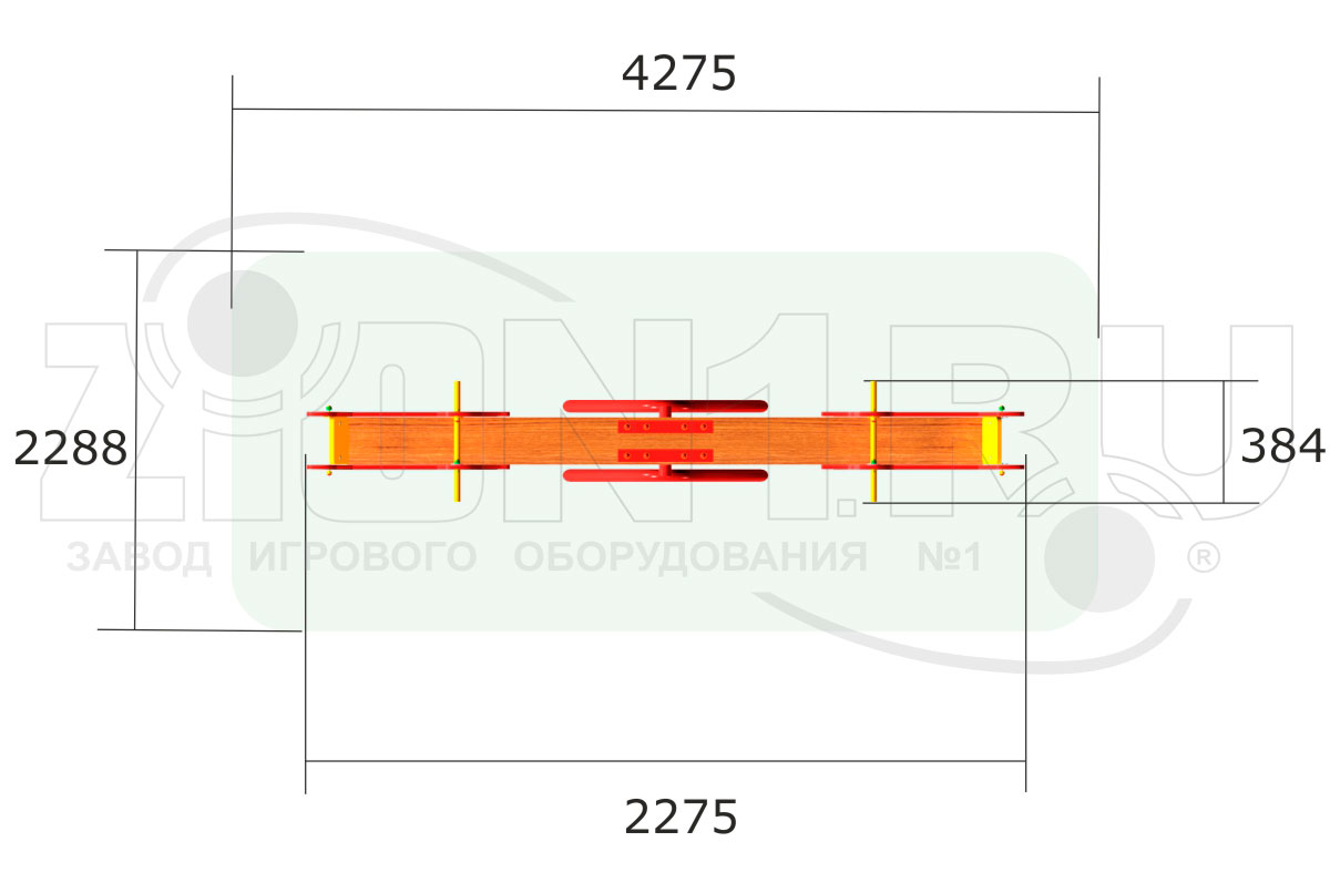 Качалка-балансир ZION Утки (КЧ051)