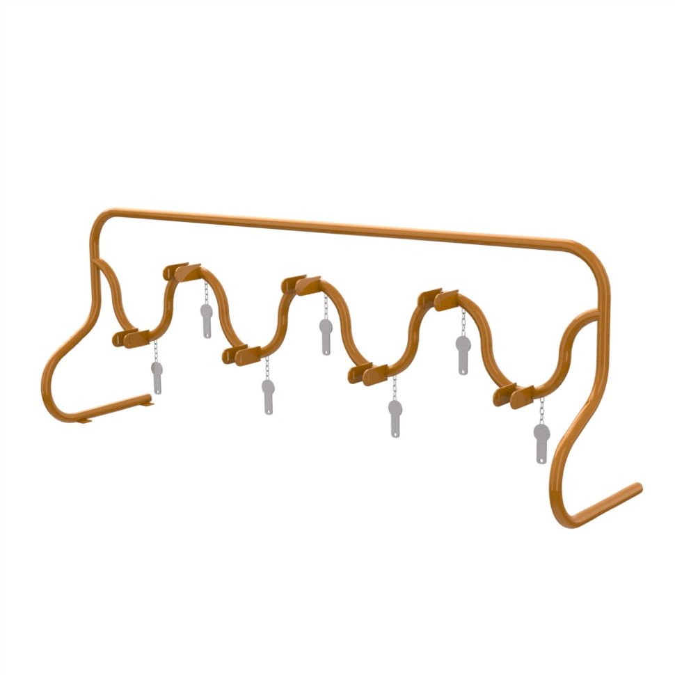 Парковка для самокатов Волна на 7 мест