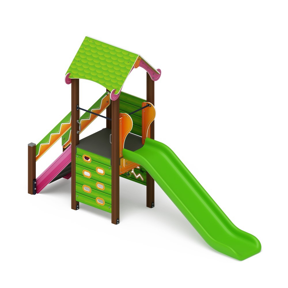 ЛУКОМОРЬЕ детский игровой комплекс ДИК 2.25.01-11 (Н=1200)