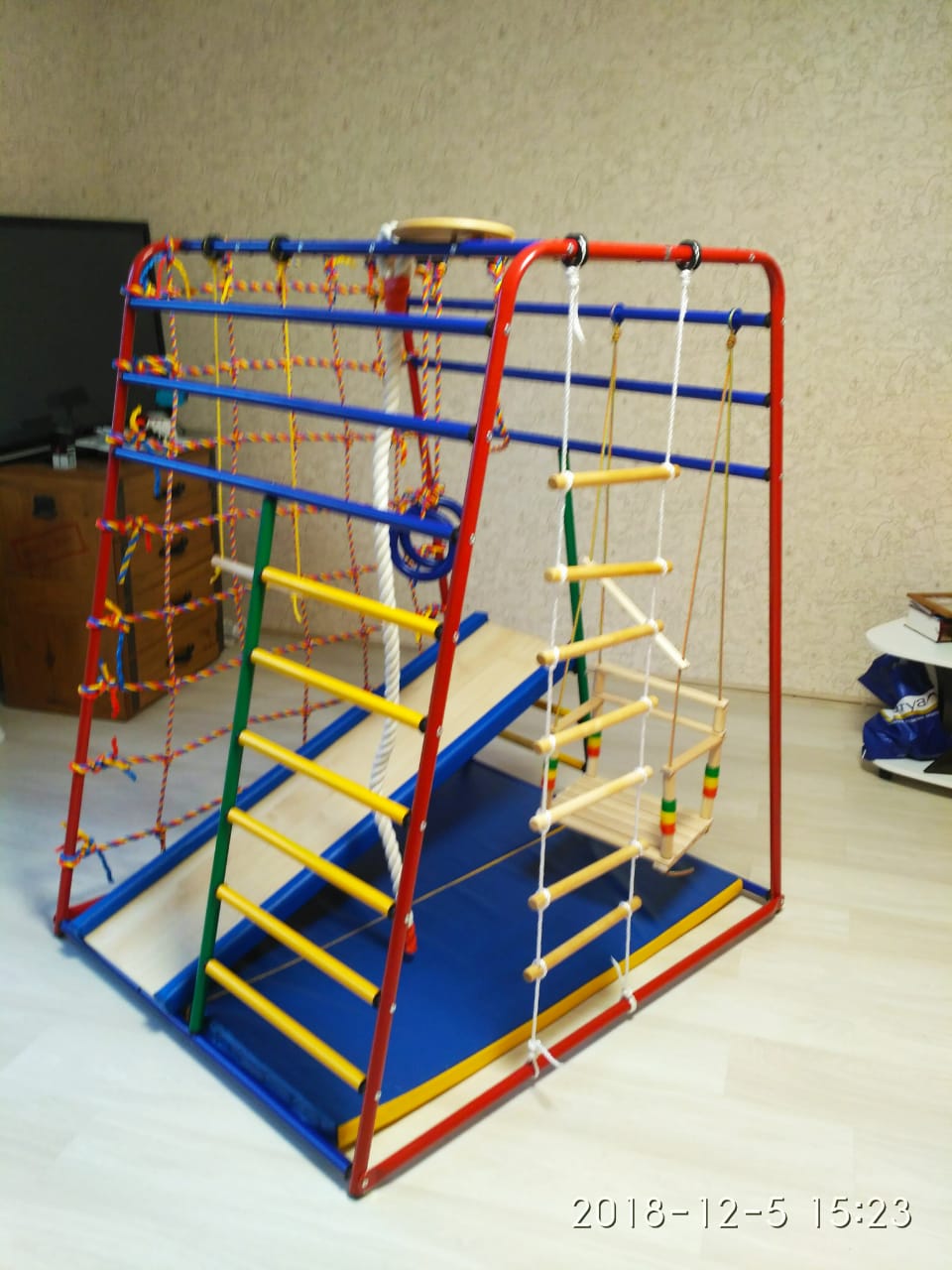 Детский спортивный комплекс «Веселый Малыш NEXT» производства «Вертикаль»